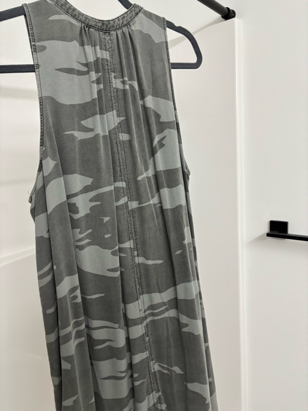 Splendid Taupe & Light Gray Camo Print Mini Dress - Picture 11 of 11